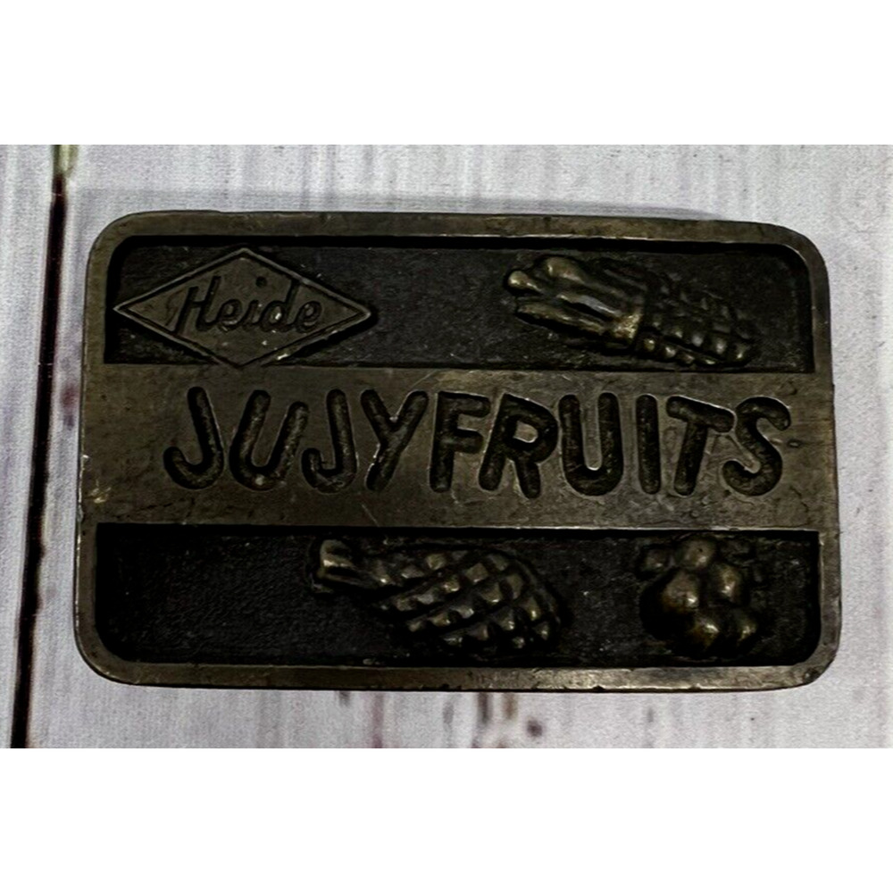 Vintage Heide Jujyfruits Belt‎ Buckle Oden 1975